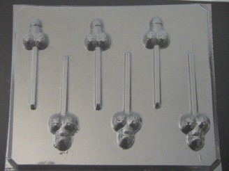 240x Plump Penis Chocolate or Hard Candy Lollipop Mold